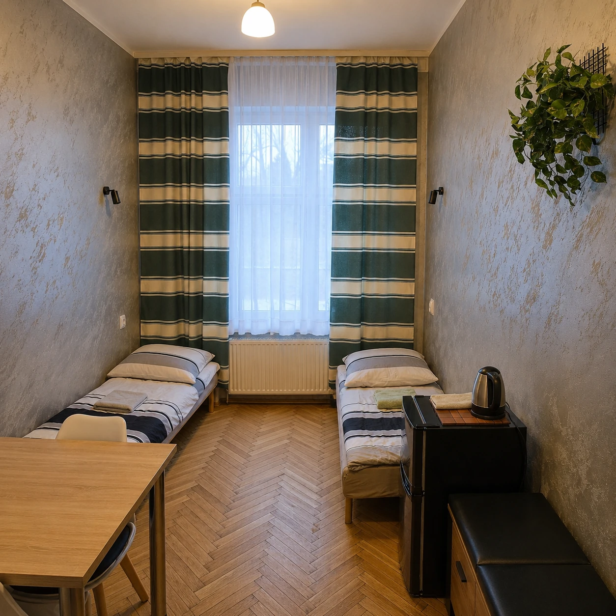 Pokój Grupy mPark z dwoma łóżkami