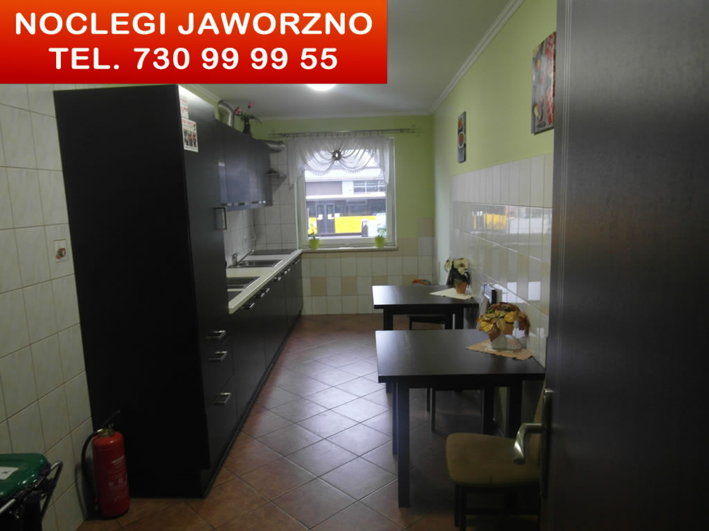 Noclegi Jaworzno - kuchnia w obiekcie